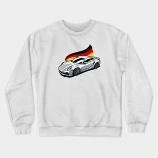 Silver 911 Turbo S Crewneck Sweatshirt